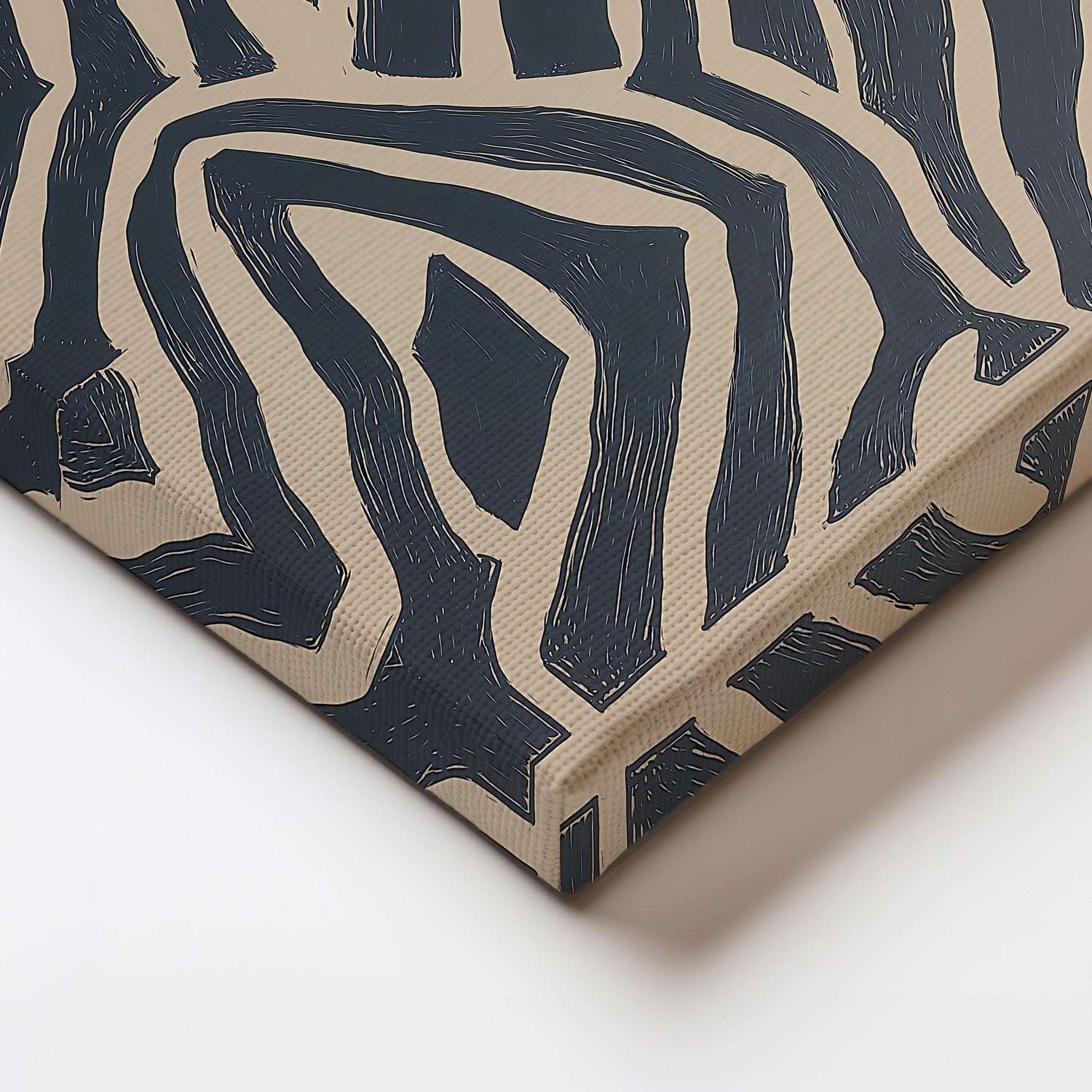 MYSTBIT ART | Monochrome Maze Canvas Print Wall Art