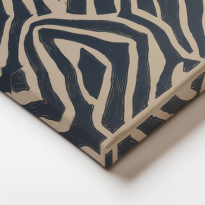 MYSTBIT ART | Monochrome Maze Canvas Print Wall Art