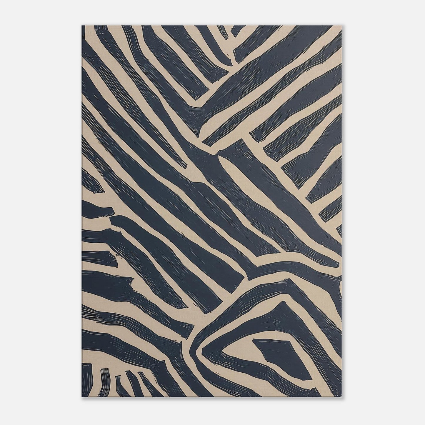 MYSTBIT ART | Monochrome Maze Canvas Print Wall Art