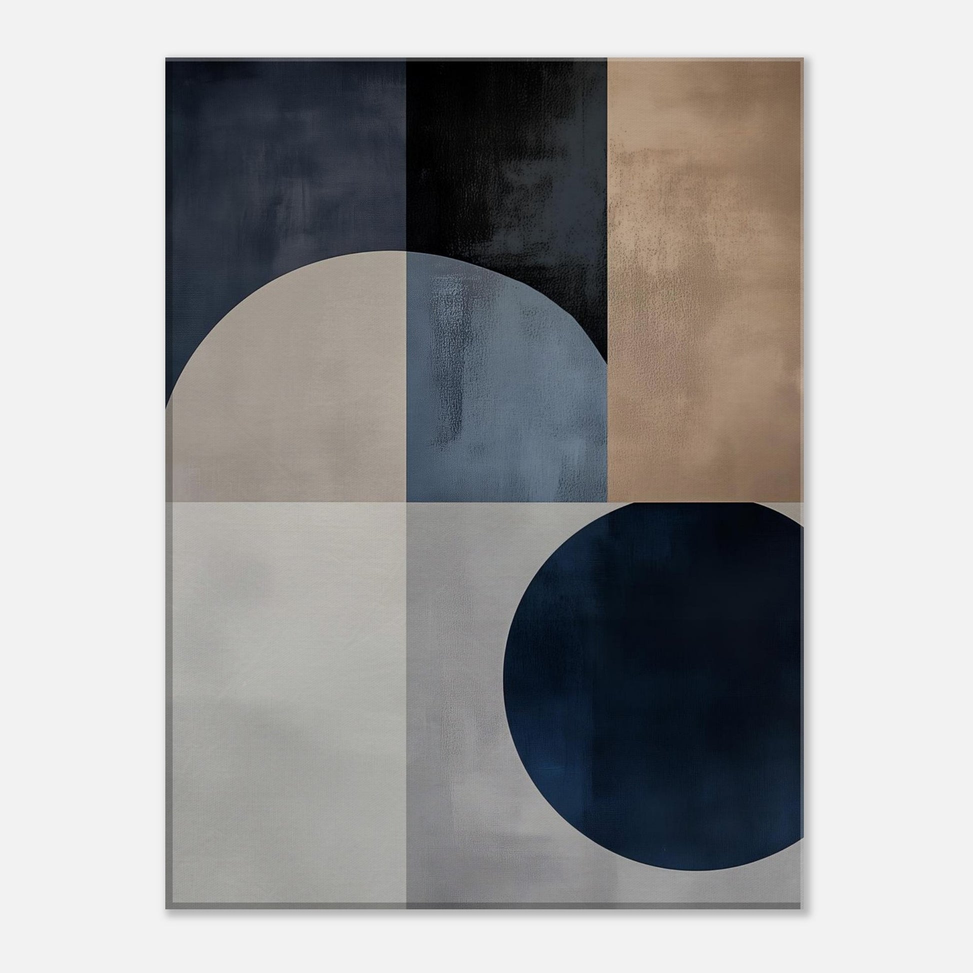 MYSTBIT ART | Moonlight and Structure Canvas Print Wall Art