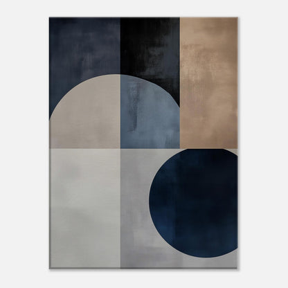 MYSTBIT ART | Moonlight and Structure Canvas Print Wall Art