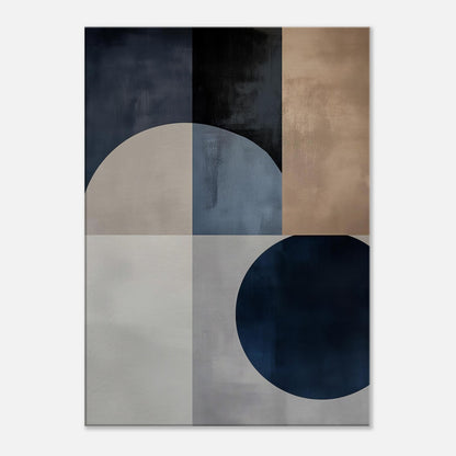 MYSTBIT ART | Moonlight and Structure Canvas Print Wall Art