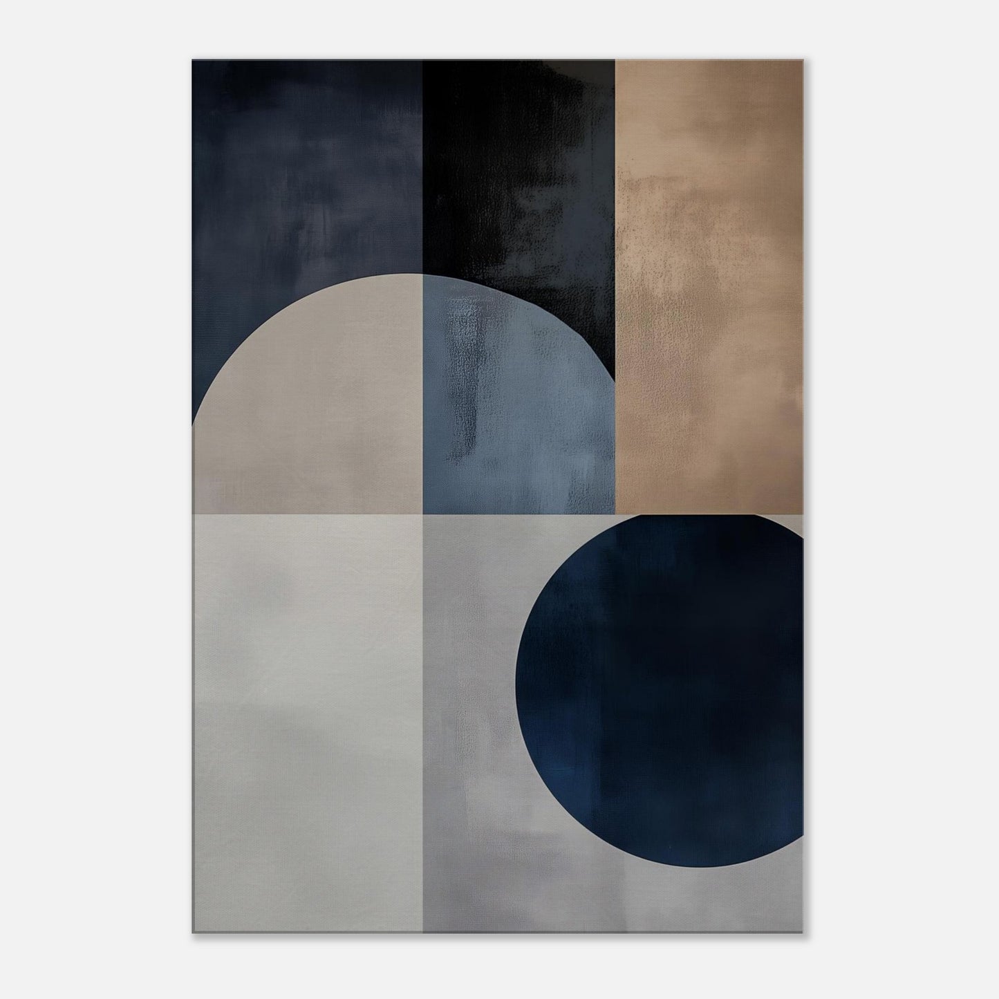 MYSTBIT ART | Moonlight and Structure Canvas Print Wall Art