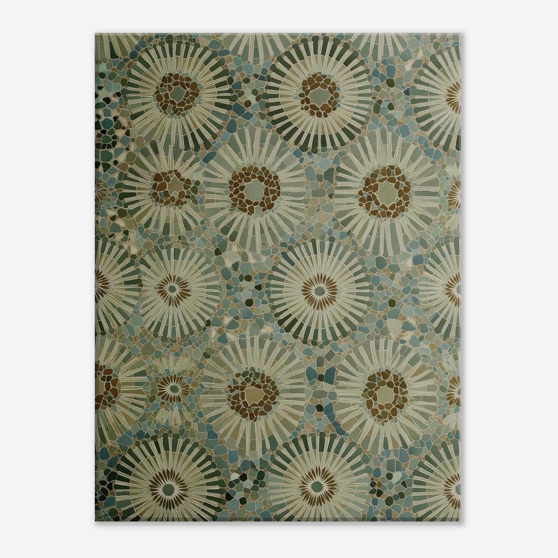MYSTBIT ART | Mosaic Bloom Canvas Print Wall Art