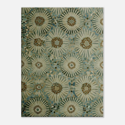 MYSTBIT ART | Mosaic Bloom Canvas Print Wall Art