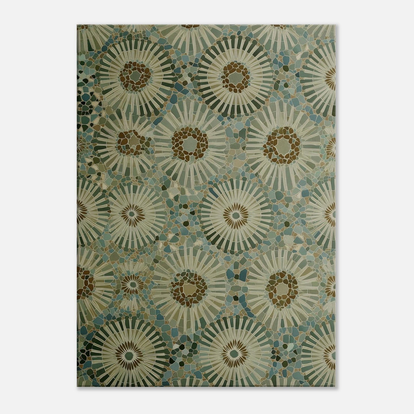 MYSTBIT ART | Mosaic Bloom Canvas Print Wall Art