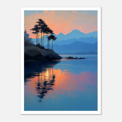 MYSTBIT ART | Mountain Veil Art Print Wall Art