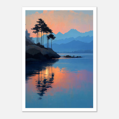 MYSTBIT ART | Mountain Veil Art Print Wall Art