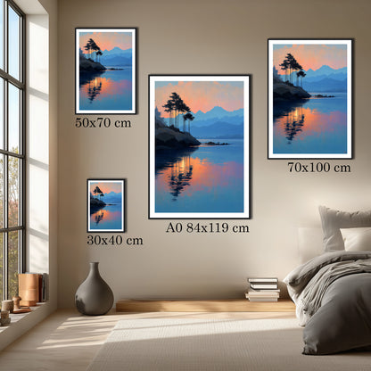 MYSTBIT ART | Mountain Veil Art Print Wall Art
