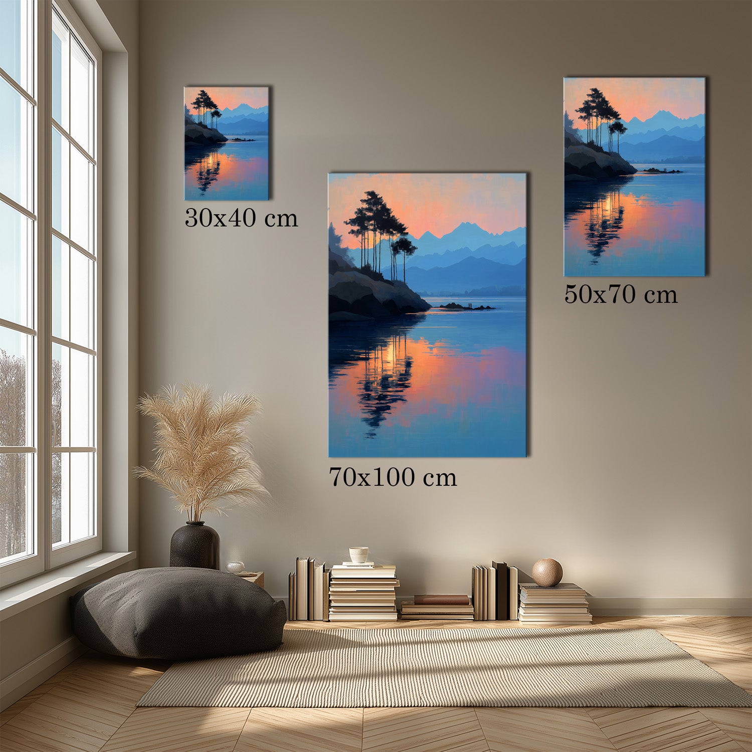 MYSTBIT ART | Mountain Veil Canvas Print Wall Art