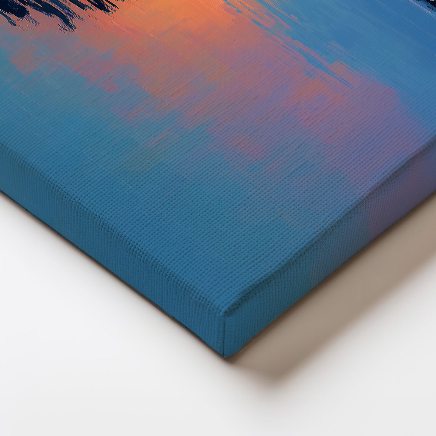 MYSTBIT ART | Mountain Veil Canvas Print Wall Art