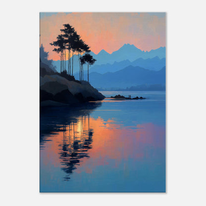MYSTBIT ART | Mountain Veil Canvas Print Wall Art