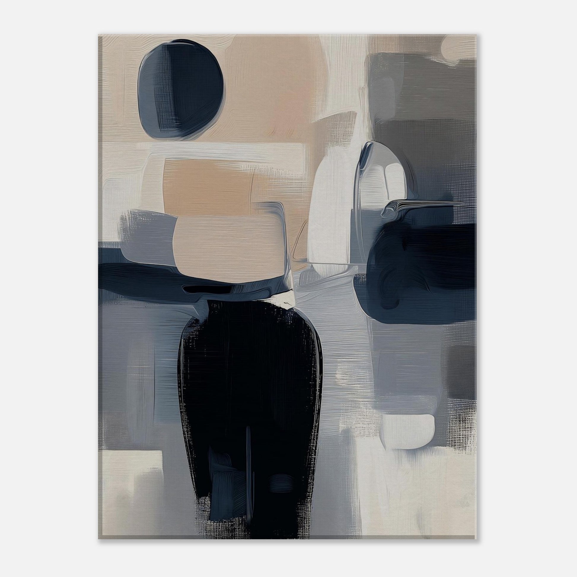 MYSTBIT ART | Neutral Balance Canvas Print Wall Art