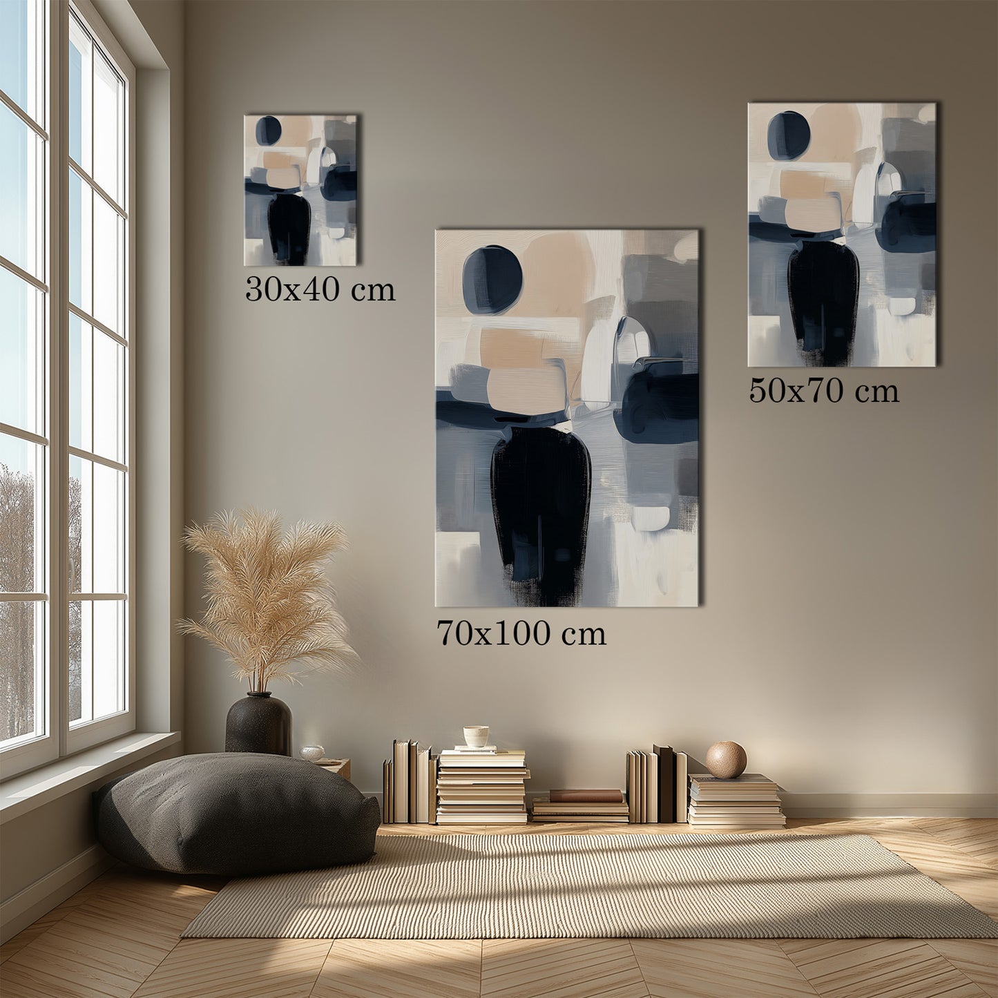 MYSTBIT ART | Neutral Balance Canvas Print Wall Art