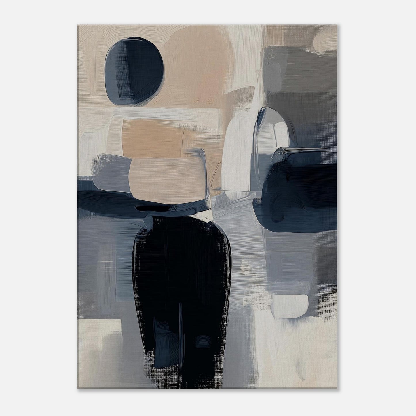 MYSTBIT ART | Neutral Balance Canvas Print Wall Art