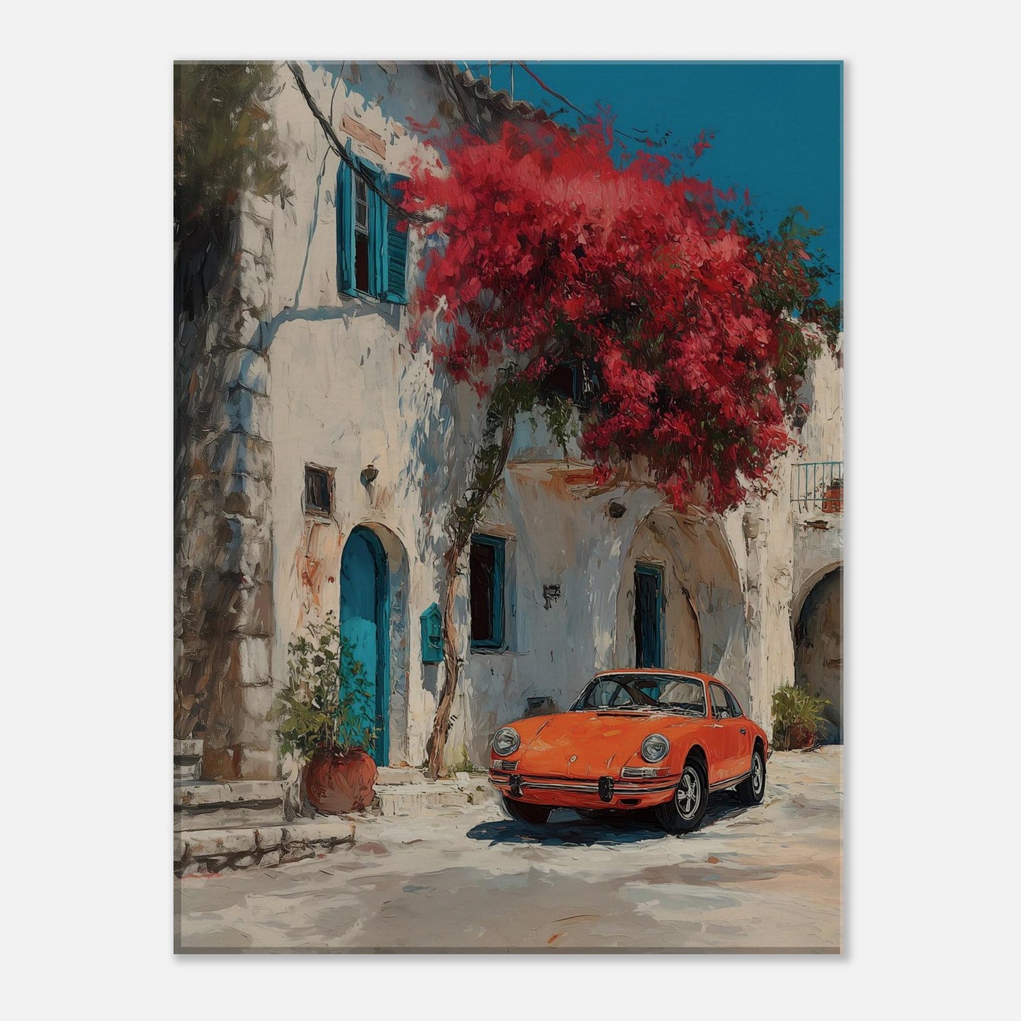 MYSTBIT ART | Orange Mirage Canvas Print Wall Art
