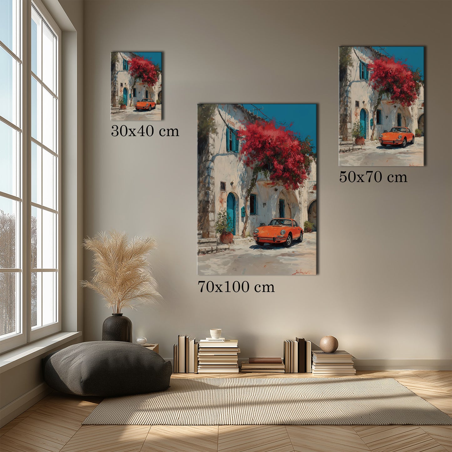 MYSTBIT ART | Orange Mirage Canvas Print Wall Art