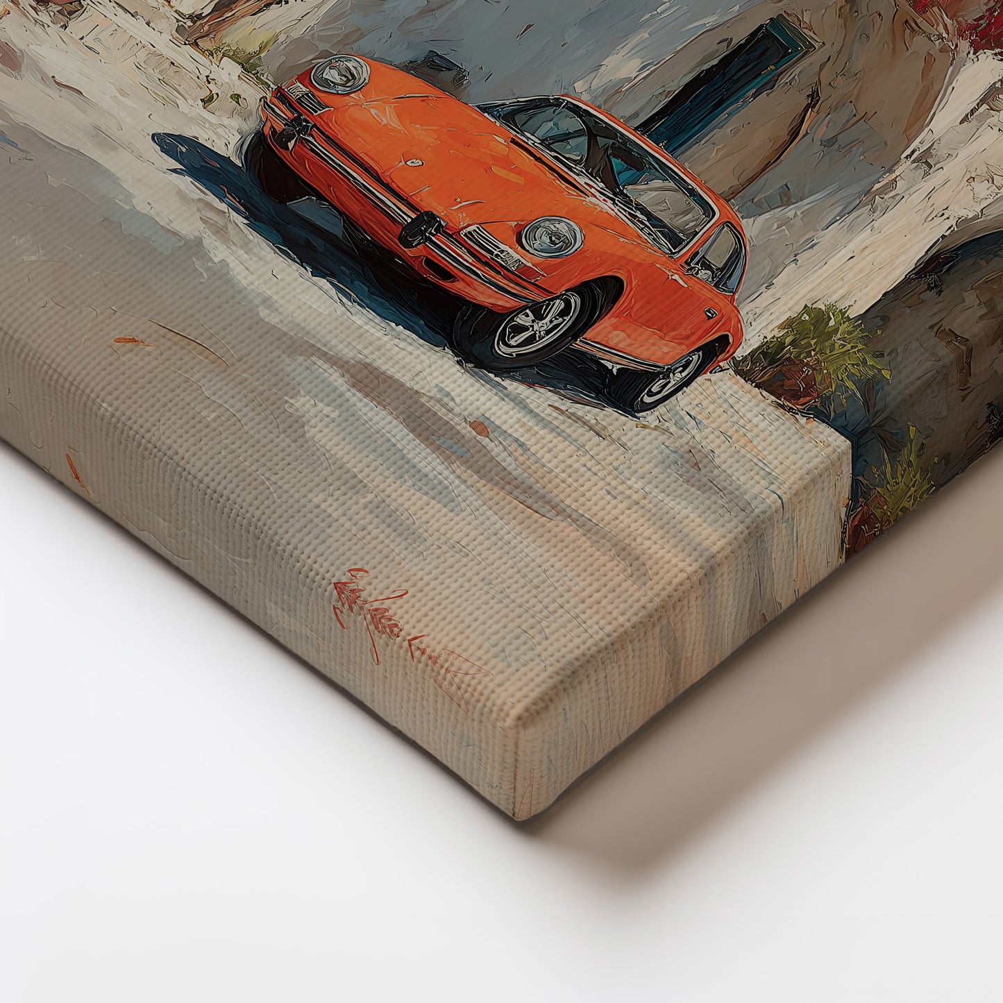 MYSTBIT ART | Orange Mirage Canvas Print Wall Art