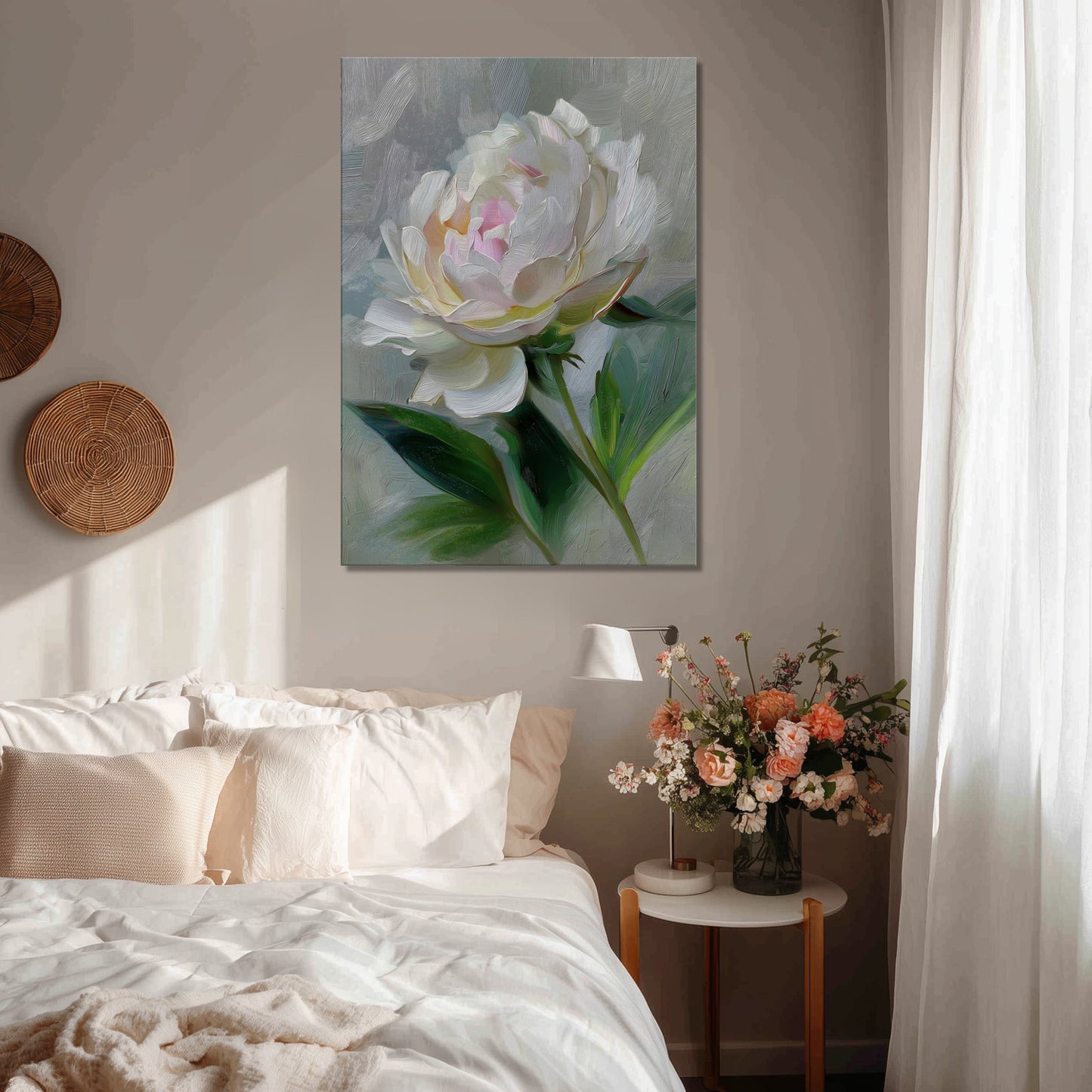 MYSTBIT ART | Painted Petals No1 Canvas Print Wall Art