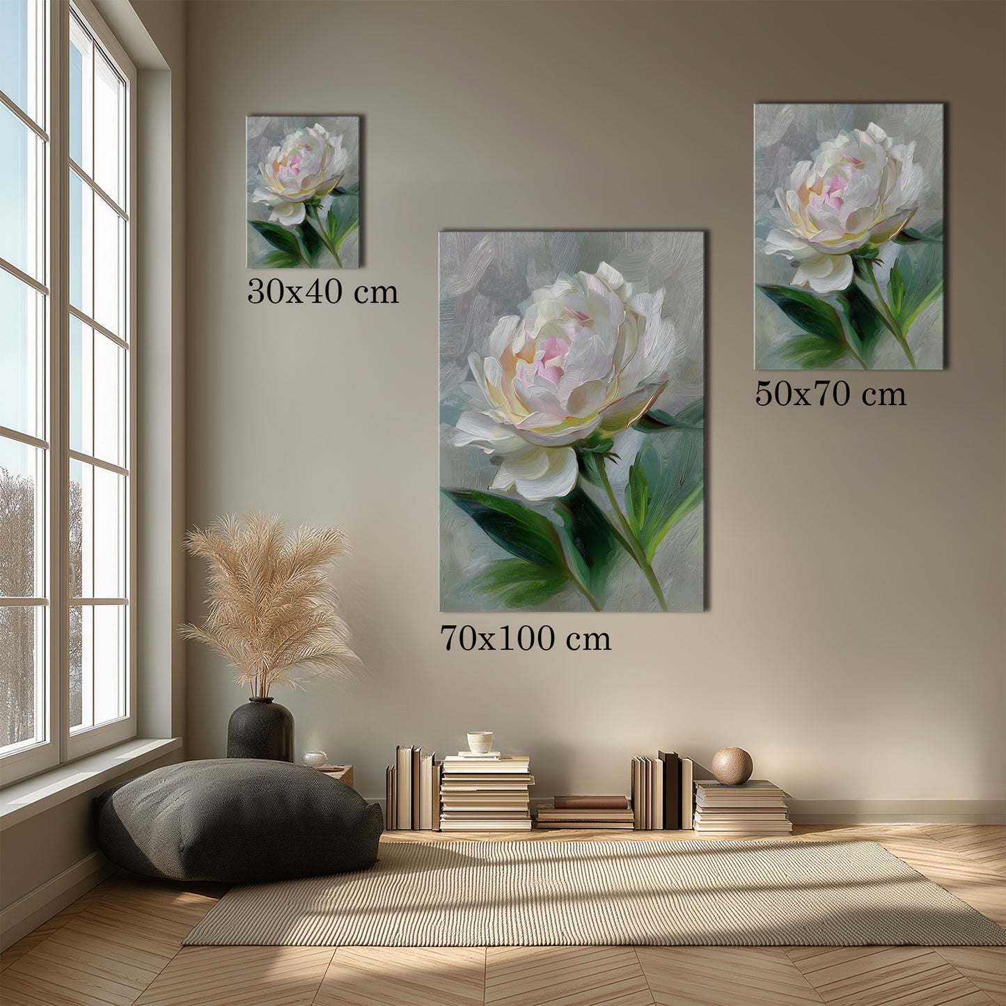 MYSTBIT ART | Painted Petals No1 Canvas Print Wall Art