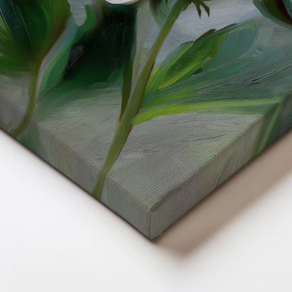 MYSTBIT ART | Painted Petals No1 Canvas Print Wall Art