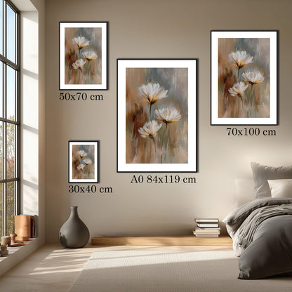 MYSTBIT ART | Painted Petals No2 Art Print Wall Art