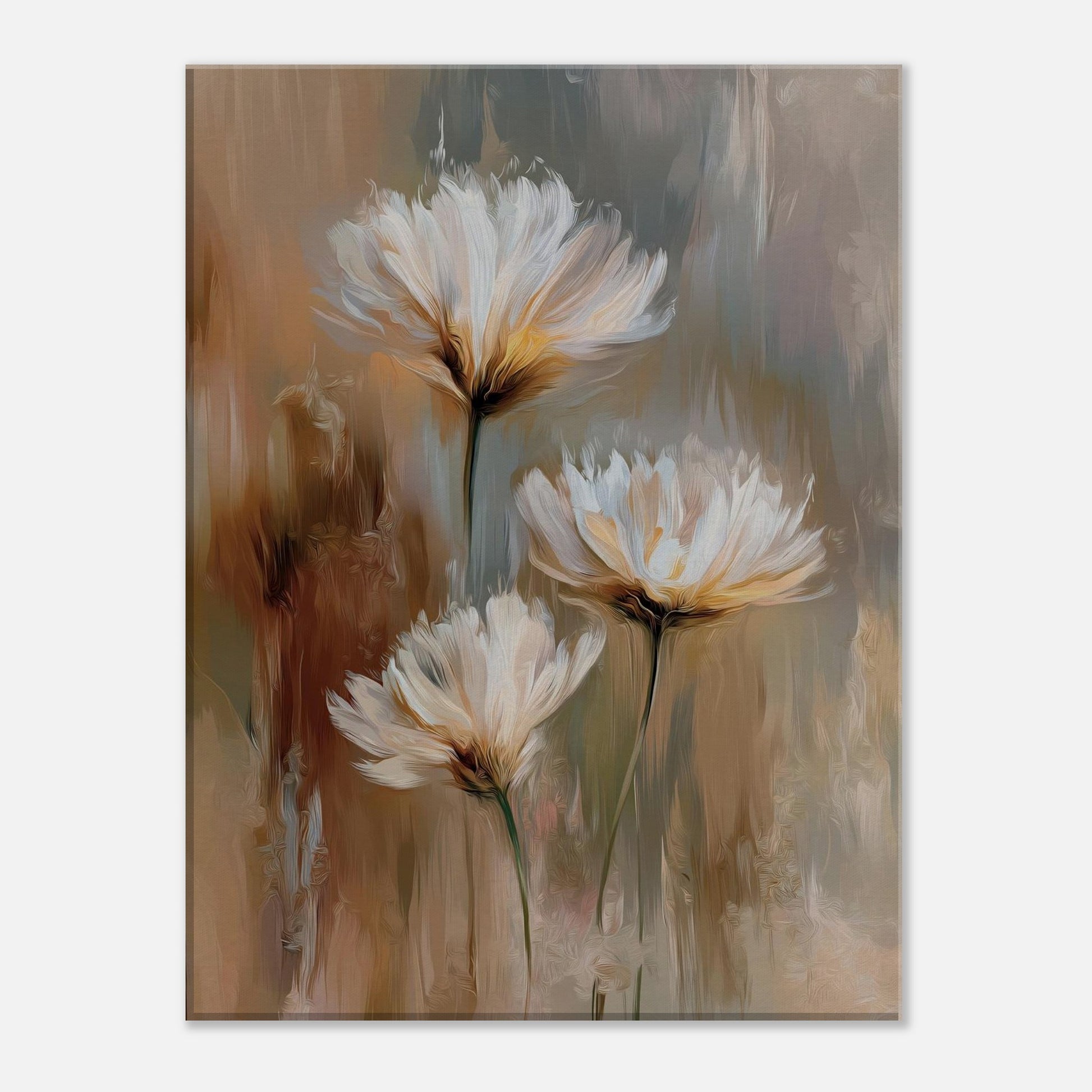 MYSTBIT ART | Painted Petals No2 Canvas Print Wall Art