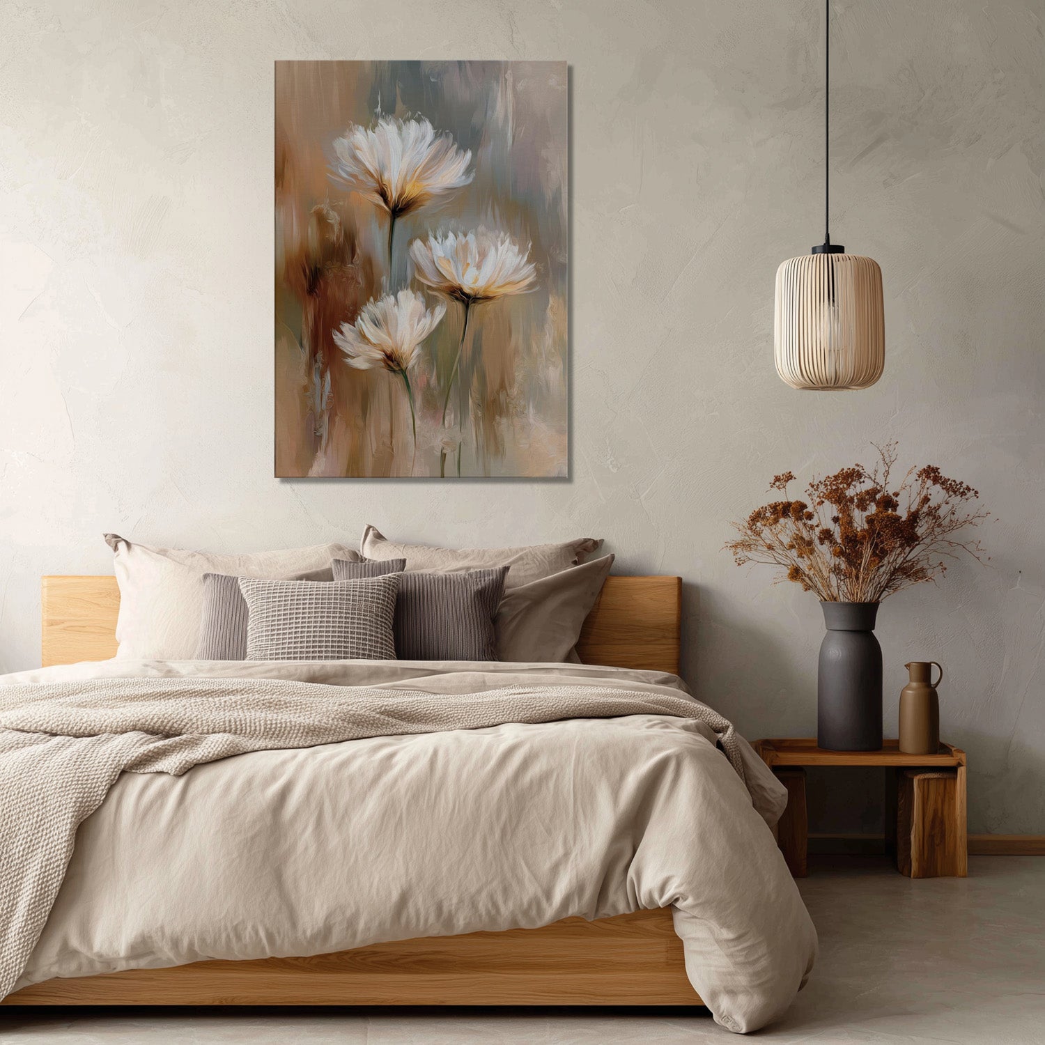 MYSTBIT ART | Painted Petals No2 Canvas Print Wall Art