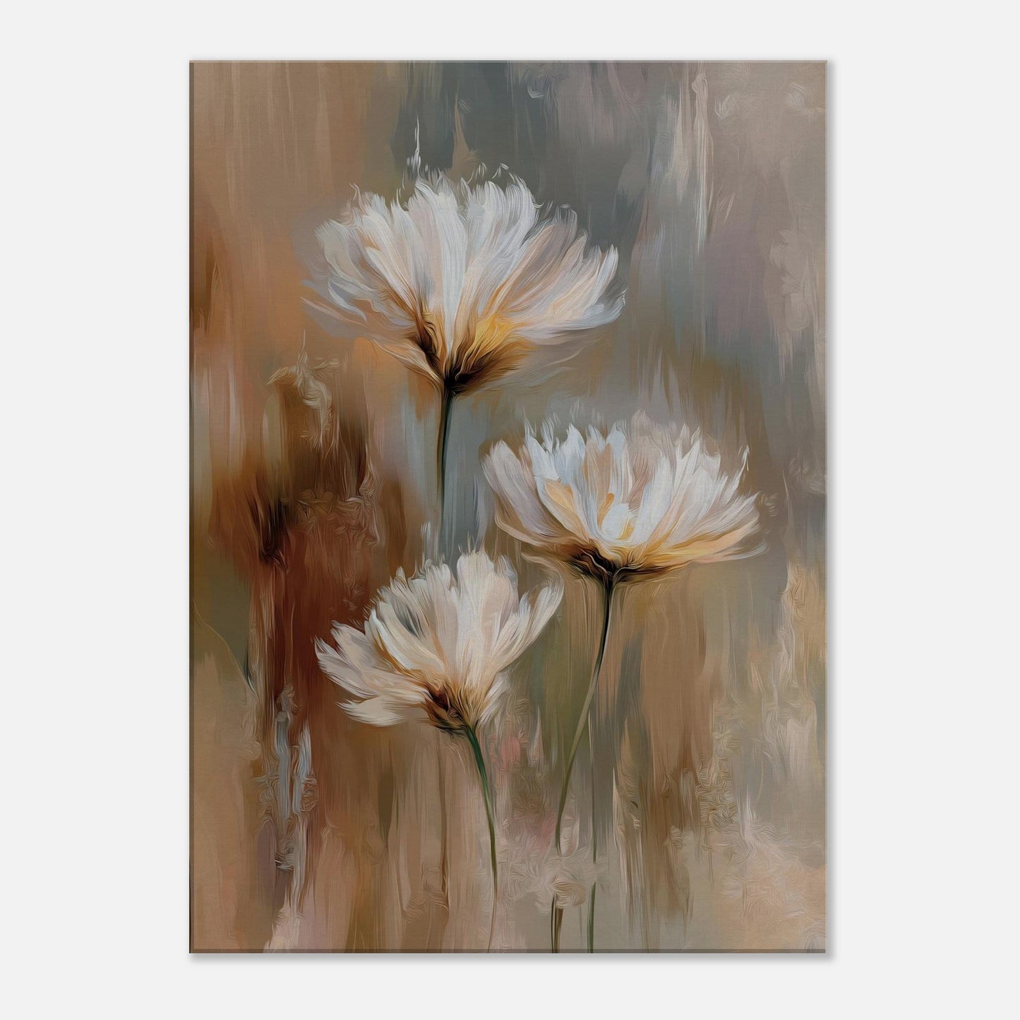 MYSTBIT ART | Painted Petals No2 Canvas Print Wall Art