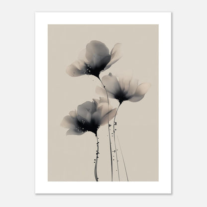 MYSTBIT ART | Painted Petals No3 Art Print Wall Art