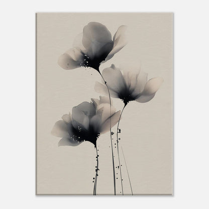 MYSTBIT ART | Painted Petals No3 Canvas Print Wall Art