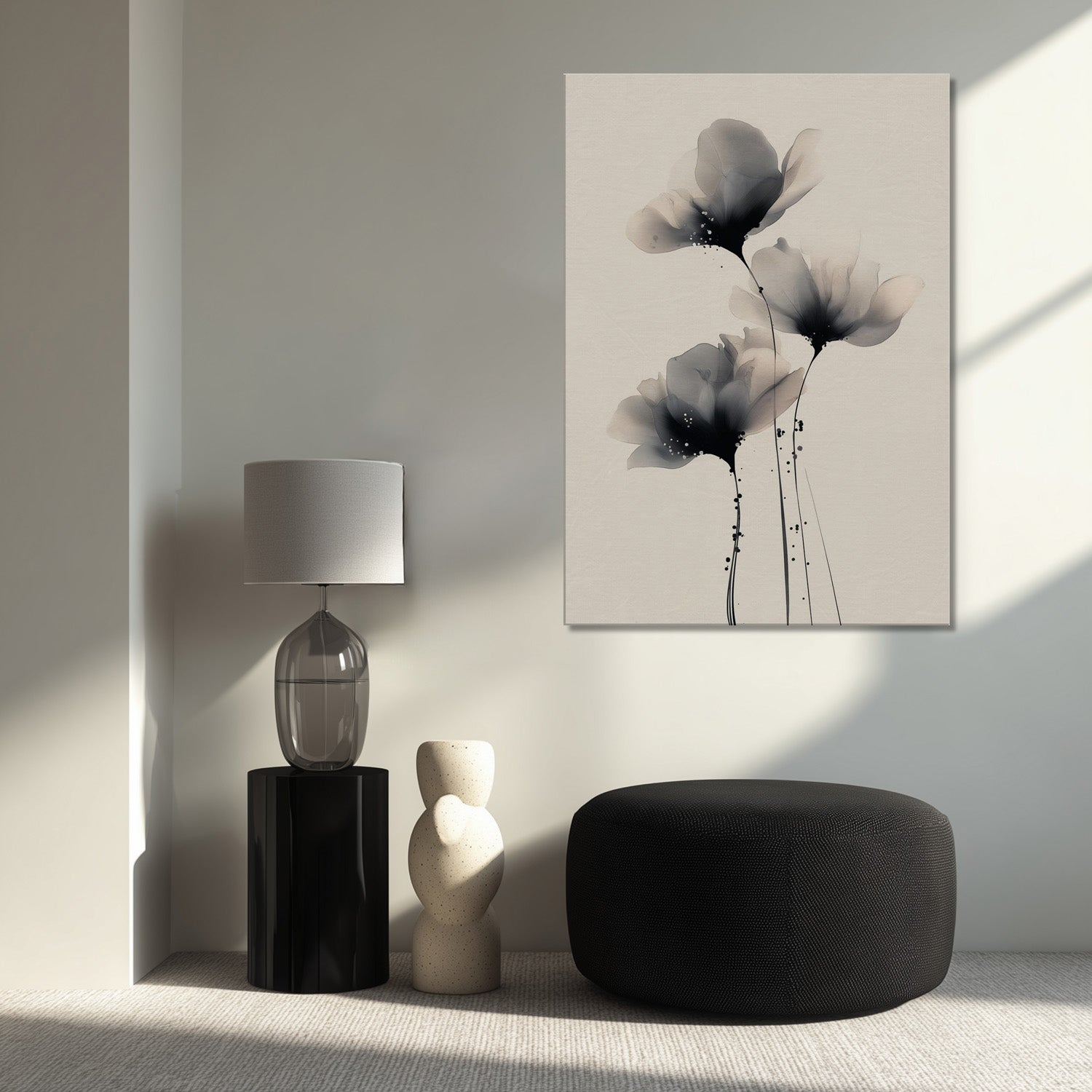 MYSTBIT ART | Painted Petals No3 Canvas Print Wall Art