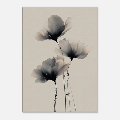 MYSTBIT ART | Painted Petals No3 Canvas Print Wall Art