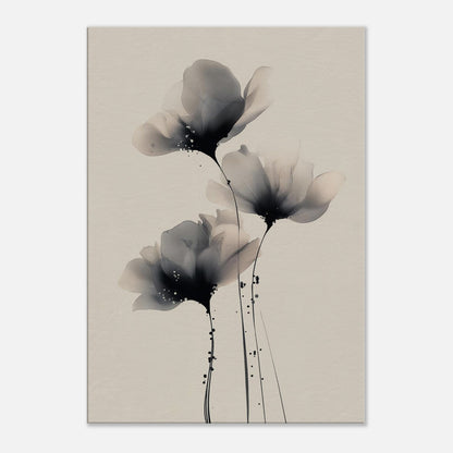 MYSTBIT ART | Painted Petals No3 Canvas Print Wall Art