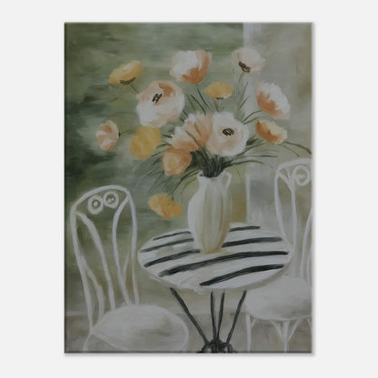 MYSTBIT ART | Painted Terrace Canvas Print Wall Art