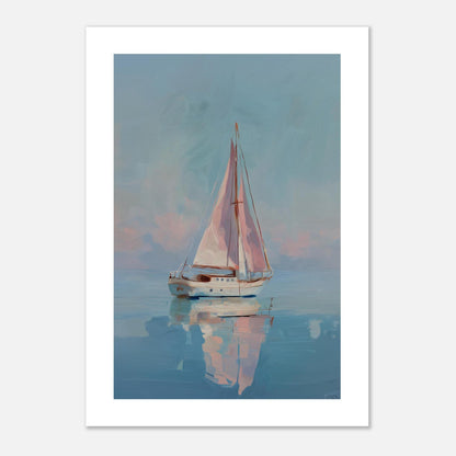 MYSTBIT ART | Pink Pastel Voyage Art Print Wall Art