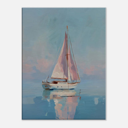 MYSTBIT ART | Pink Pastel Voyage Canvas Print Wall Art