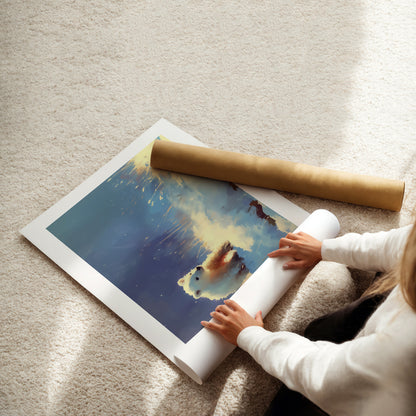 MYSTBIT ART | Polar Bear Adventure Art Print Wall Art