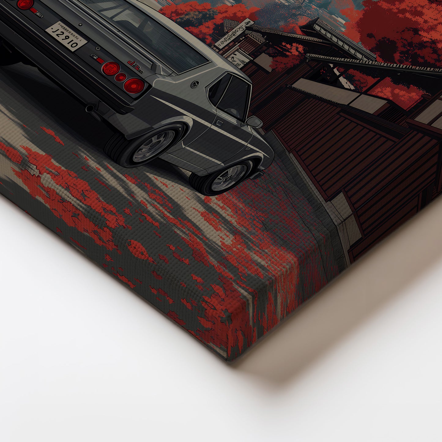 MYSTBIT ART | Retro Fuji Adventure Canvas Print Wall Art