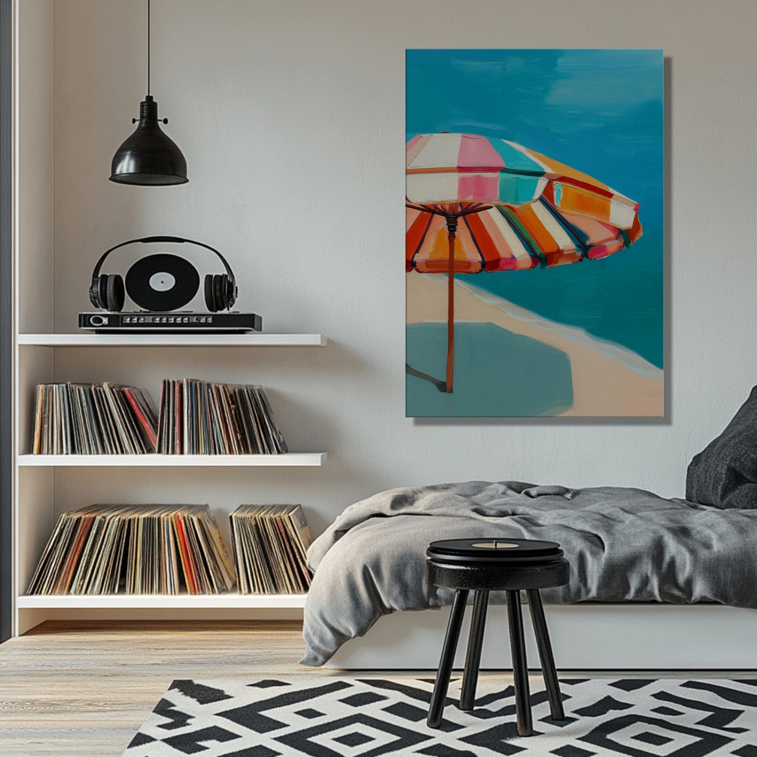 MYSTBIT ART | Retro Sunshine Canvas Print Wall Art