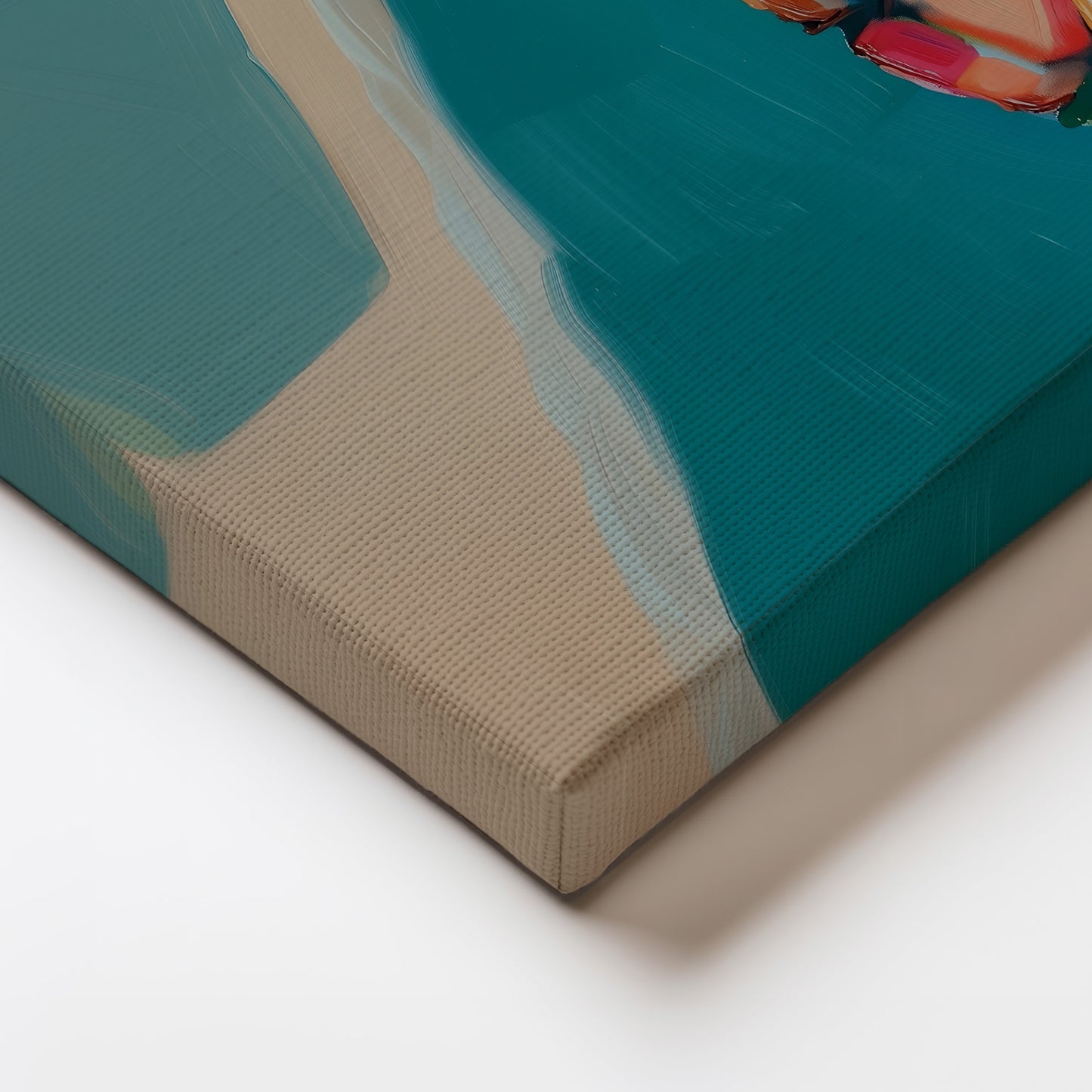 MYSTBIT ART | Retro Sunshine Canvas Print Wall Art