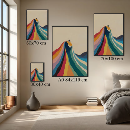 MYSTBIT ART | Riding the Horizon Art Print Wall Art