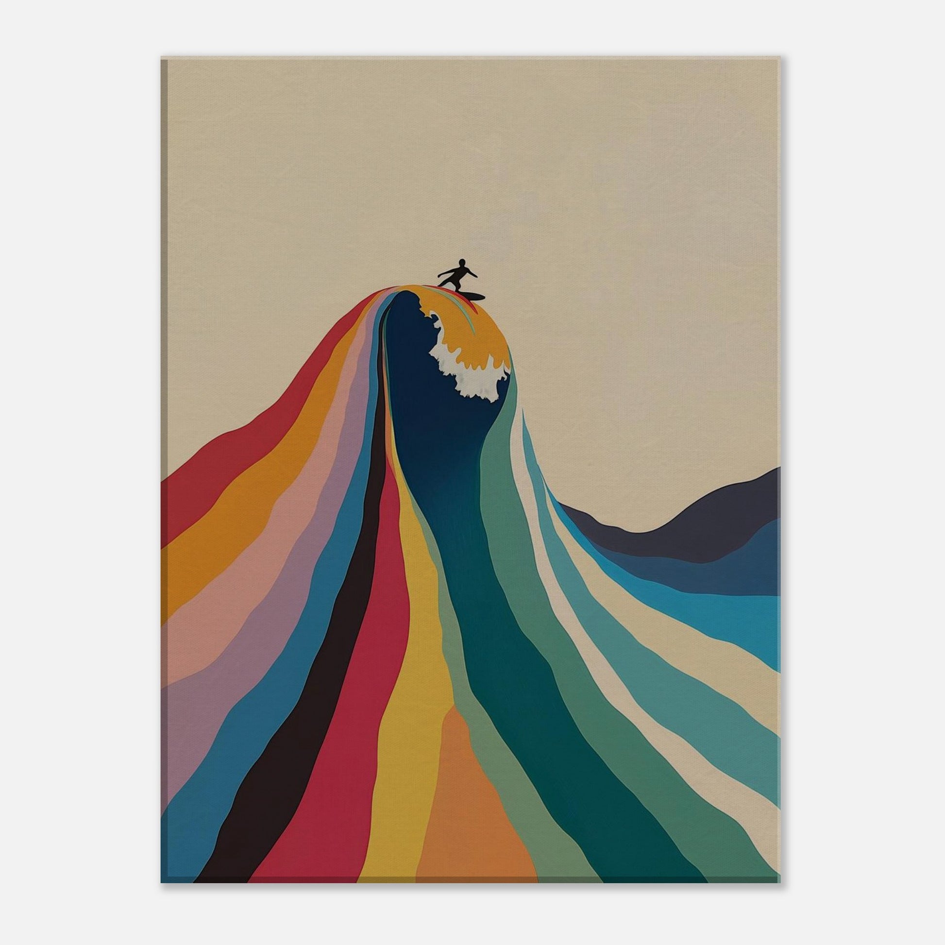 MYSTBIT ART | Riding the Horizon Canvas Print Wall Art