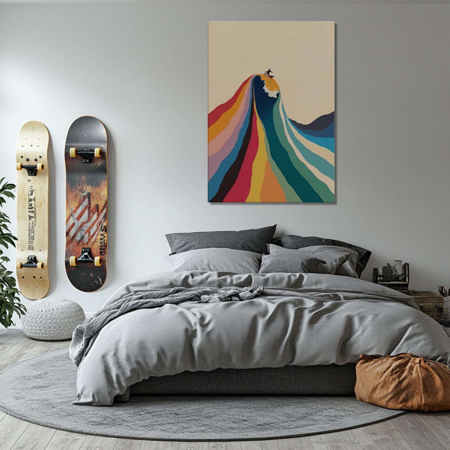 MYSTBIT ART | Riding the Horizon Canvas Print Wall Art