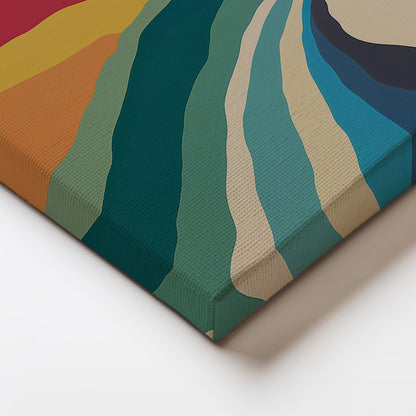 MYSTBIT ART | Riding the Horizon Canvas Print Wall Art