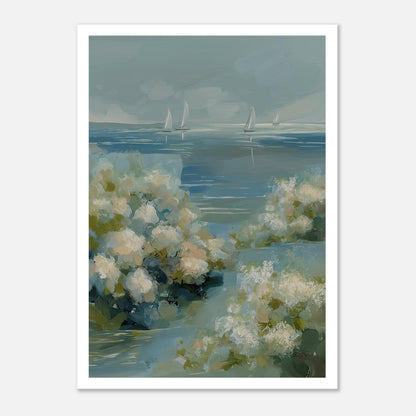 MYSTBIT ART | Sea and Petals Art Print Wall Art