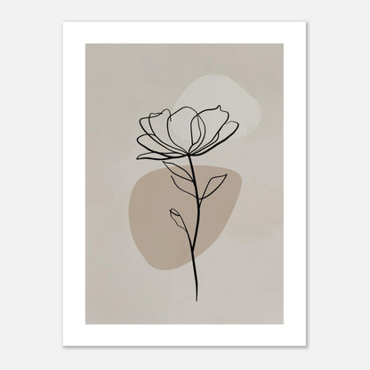 MYSTBIT ART | Silent Flower Art Print Wall Art