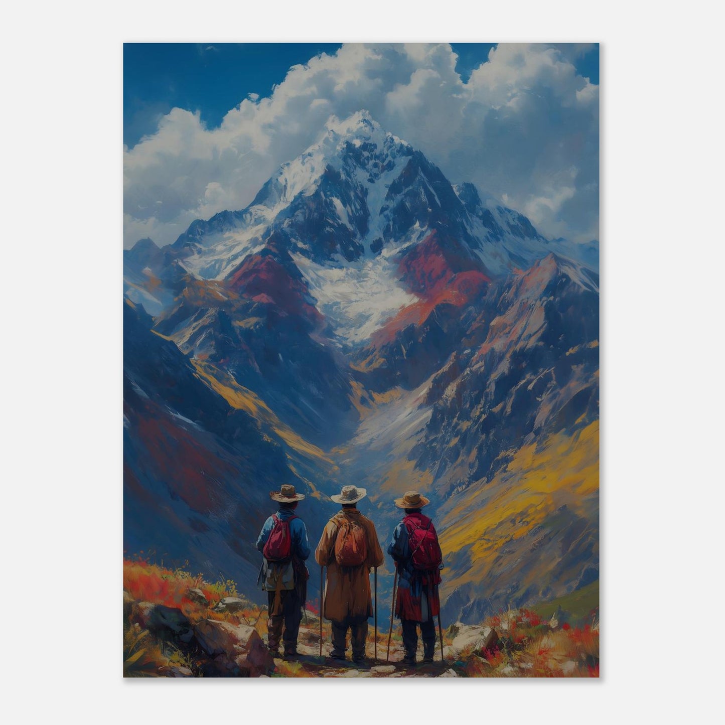 MYSTBIT ART | Skyward Journey Art Print Wall Art