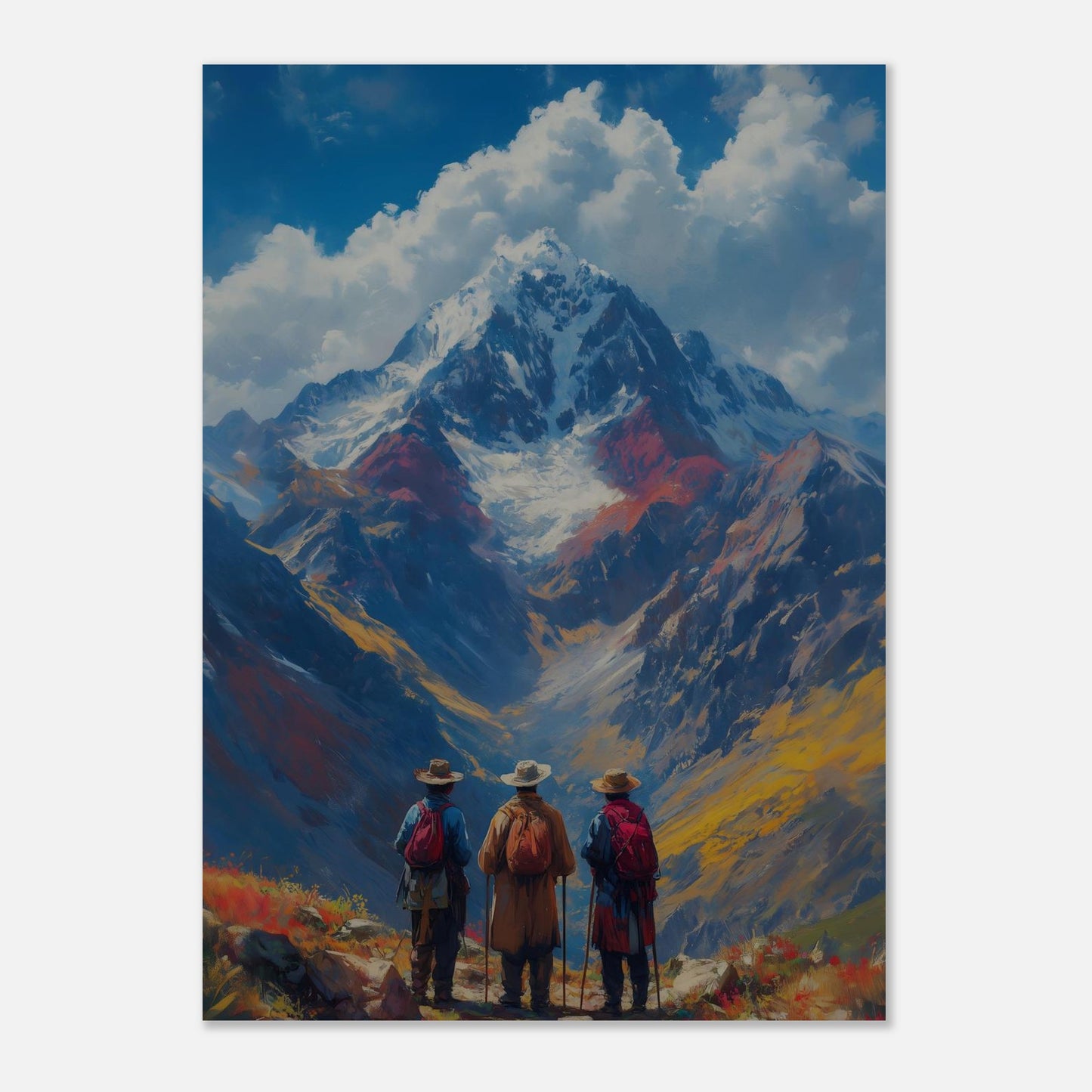 MYSTBIT ART | Skyward Journey Art Print Wall Art