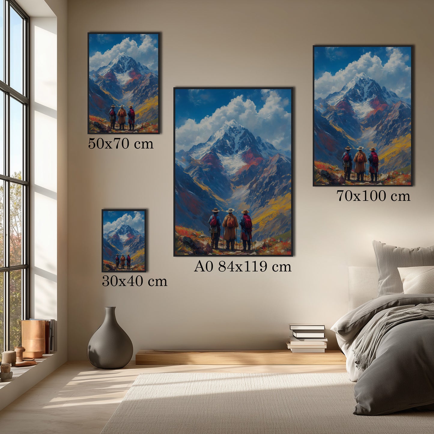 MYSTBIT ART | Skyward Journey Art Print Wall Art